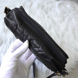 ロエベ アナグラム レザー ショルダーバッグ ポシェット ブラック - NEWSED