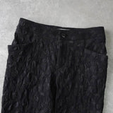 イッセイミヤケ フラワー ナイロン シングル イージー セットアップ ブラック レディース - NEWSED