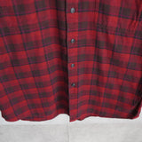 ポロ バイ ラルフローレン ネルシャツ 長袖シャツ チェック柄 レッド - NEWSED