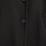 プラダ ウールコート ロングコート ステンカラーコート レディース グレー - NEWSED