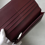 カルティエ マストライン レザー 二つ折り 長財布 ブラック - NEWSED