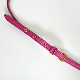 ミュウミュウ マテラッセ レザー がま口 ミニ ショルダーバッグ ピンク - NEWSED