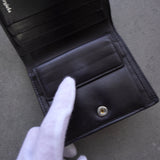 メゾン マルジェラ 四つタグ レザー 二つ折り財布 ブラック - NEWSED