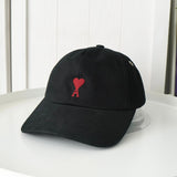 アミパリ アミ パリス ハートロゴ キャップ ブラック - NEWSED