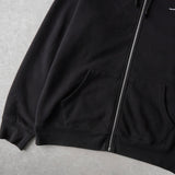 シュプリーム スモール ボックスロゴ ジップアップ フーディー パーカー 裏起毛 ブラック - NEWSED