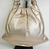 ロエベ アナグラム ナッパレザー ハンドバッグ ゴールド レディース - NEWSED