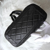 シャネル ターンロックチェーン キャビアスキン トートバッグ ブラック - NEWSED