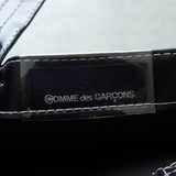 コムデギャルソン ステッチ トートバッグレザー ネイビー / ブラウン - NEWSED