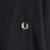 フレッドペリー スウェット生地 ジップアップ ジャケット ロゴ刺繍 ネイビー - NEWSED