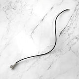 エルメス ヴィヴィリテ ハート カデナ ブレスレット チョーカー ブラック / シルバー - NEWSED