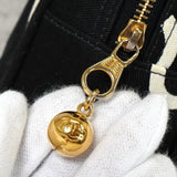 シャネル バイシー ロゴ マテラッセ キャンバス ハンドバッグ ブラック - NEWSED