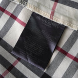 バーバリー ノバチェック 半袖 シャツ ワンピース アイボリー - NEWSED