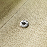 シャネル ココマーク マトラッセ キャビアスキン 三つ折り財布 アイボリー - NEWSED