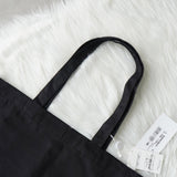 メゾンマルジェラ ロゴ トートバッグ ショッピングバッグ ブラック タグ付き未使用品 - NEWSED