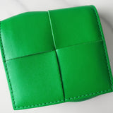 ボッテガ ヴェネタ カセット イントレチャート コインケース グリーン 箱付き - NEWSED