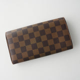 ルイ ヴィトン ダミエ ポルトフォイユ・サラ 長財布 フラップ ブラウン - NEWSED