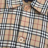 バーバリー ロンドン ヴィンテージ ノバチェック 長袖シャツ パジャマシャツ ベージュ - NEWSED