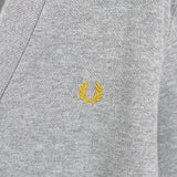 フレッドペリー ロゴ 刺繍 カーディガン グレー - NEWSED