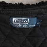 ポロ ラルフローレン フーデッドジャケット フリース裏地 ボア裏地フード ブラック - NEWSED