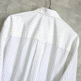 ステラマッカートニー ストライプ柄 長袖シャツ ホワイト - NEWSED