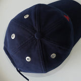 アミパリ アミ パリス ハートロゴ キャップ ネイビー 保存袋付き - NEWSED