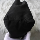 プラダ ポコノ テスート ナイロン ハンドバッグ トライアングルロゴ ブラック - NEWSED