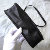 ロエベ アナグラム レザー ショルダーバッグ ポシェット ブラック - NEWSED