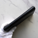 プラダ サフィアーノ レザー 長財布 二つ折り財布 三角プレート ブラック - NEWSED