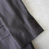 ジバンシィ シングル ストライプ テーラードジャケット ブラウン - NEWSED