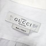 グッチ 非売品 ショップユニフォーム 長袖シャツ ワイシャツ メンズ ホワイト - NEWSED