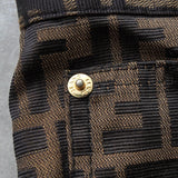 フェンディ ヴィンテージ ズッカ パンツ ブラウン レディース - NEWSED