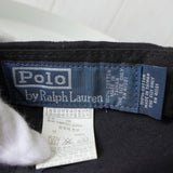 ポロ ラルフローレン ロゴ キャップ ブラック - NEWSED