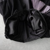 サカイ チュール アシンメトリー フリルスカート 変形 異素材切り替え ブラック - NEWSED