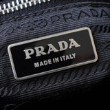 プラダ ポコノ テスート ナイロン / レザー トライアングルロゴ ショルダーバッグ ブラック - NEWSED