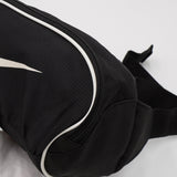 ナイキ ロゴ ウエストポーチ ボディバッグ ブラック - NEWSED