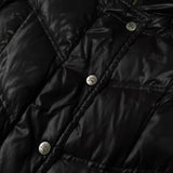 バーバリー ブルーレーベル ホースロゴ ノバチェック裏地 ロング ダウンジャケット レディース ダークブラウン - NEWSED