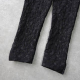 イッセイミヤケ フラワー ナイロン シングル イージー セットアップ ブラック レディース - NEWSED