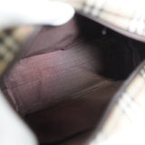 バーバリー ノバチェック ナイロンキャンバス / レザー ワンショルダーバッグ ベージュ / ブラウン - NEWSED