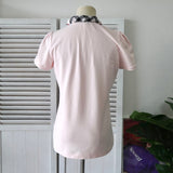 バーバリー ブリット ホースロゴ 半袖ポロシャツ パステルピンク レディース - NEWSED