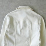 セリーヌ ヴィンテージ トリオンフ ボタン デニムジャケット ホワイト レディース - NEWSED