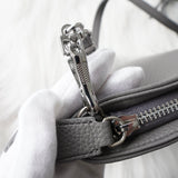 ヴィヴィアン ウエストウッド オーブ レザー ショルダーバッグ ポシェット グレー - NEWSED