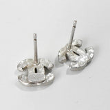 シャネル ココマーク ラインストーン ピアス シルバー - NEWSED