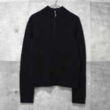 バーバリー ブルーレーベル ホースロゴ ドライバーズニット レディース ブラック - NEWSED