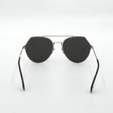 フェンディ ダブルブリッジ メタル サングラス シルバー / ブラック - NEWSED