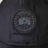 カナダグース ロゴ キャップ 帽子 ブラック - NEWSED