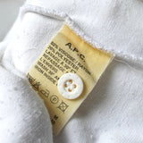 アーペーセー パイル地 半袖 ポロシャツ ホワイト - NEWSED