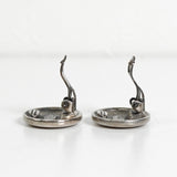 シャネル ココマーク サークル イヤリング シルバー - NEWSED