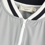 メゾンキツネ スタジャン ブルゾン フォックスロゴ グレー - NEWSED