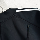 アディダス トラックジャケット ロゴ 刺繍 ブラック - NEWSED