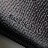 プラダ トライアングルロゴ サフィアーノ レザー 三つ折り財布 ブラック - NEWSED